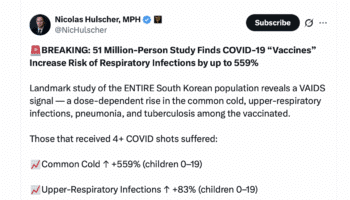 Nicolas Hulscher X South Korea COVID vaccine study