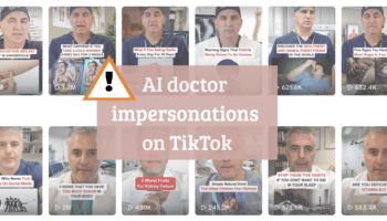 TikTok ai doctor impersonation